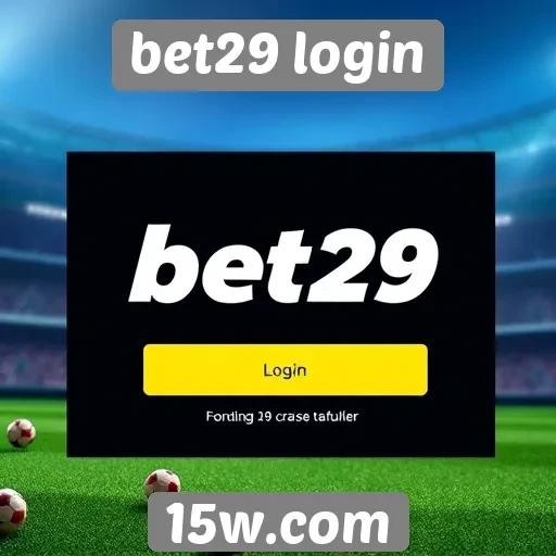Exploração das funcionalidades do site bet29 login
